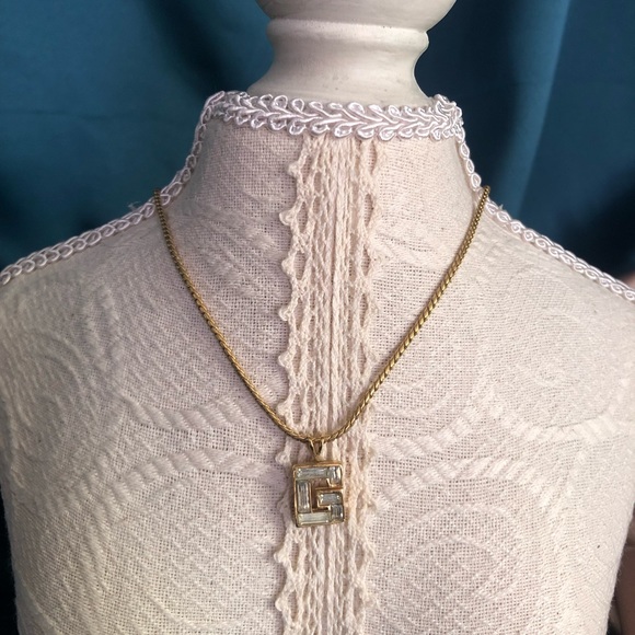 Givenchy Jewelry - Authentic vintage Givenchy G logo necklace